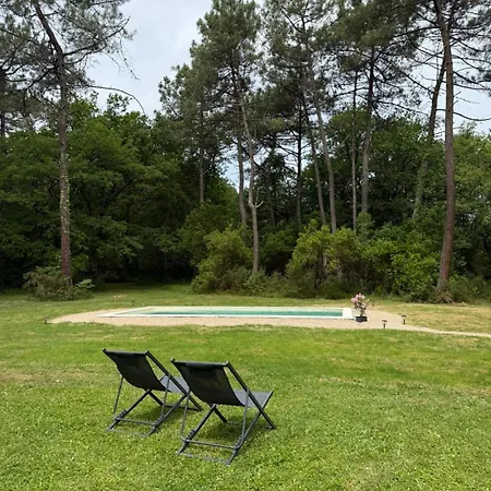 Le Peruguet - Maison Avec Piscine Et Bois Prive Vila